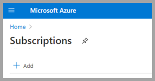 Select the add button. A screenshot of a pop up window for adding a subscription.