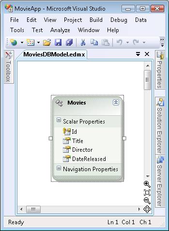 Der Entitätsdatenmodell-Designer
