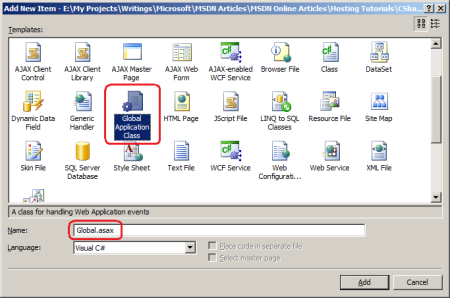 Screenshot, der die Datei 