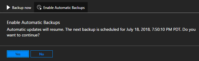 Azure Stack Hub – Aktivieren von geplanten Sicherungen