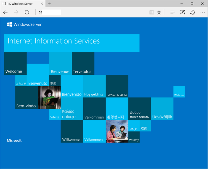 IIS-Standardwebsite