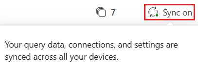 Screenshot der Registerkartenleiste, auf der der Status 