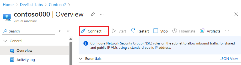 Screenshot: Virtueller Computer unter „Meine virtuellen Computer“