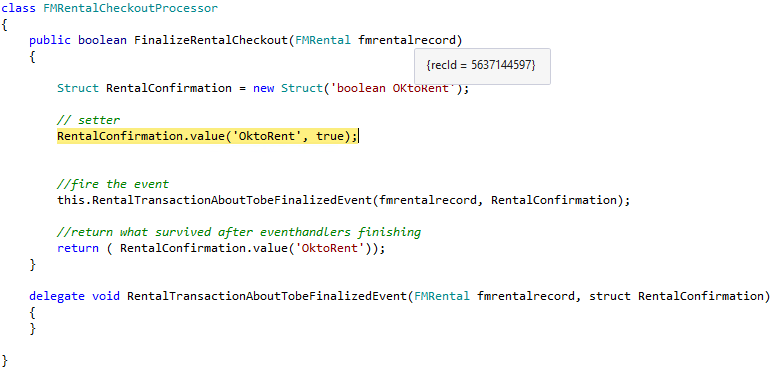Screenshot of a tooltip showing a variable value while execution is paused at a breakpoint.