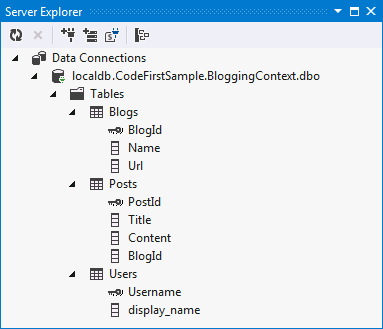 Schema mit umbenanntem Anzeigenamen