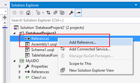 Data Lake Tools für Visual Studio – Referenz hinzufügen