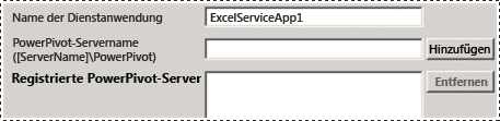 Registrieren von PowerPivot-Servern im neuen Konfigurationstool