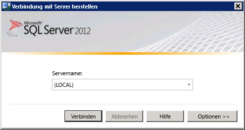 Verbindung mit Server herstellen (Dialogfeld)
