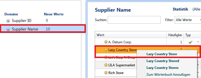 Richtiger Lieferantenname – Lazy Country Store