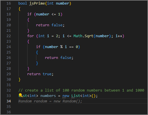 Ein Screenshot, der zeigt, wie GitHub Copilot weiterhin Codezeilen hinzufügt.