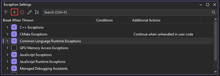 Screenshot der Schaltfläche 