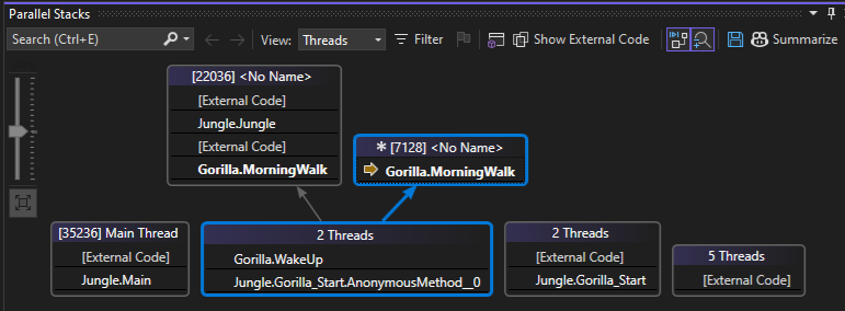 Screenshot der Ansicht 