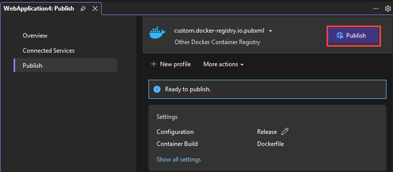 Screenshot mit der Zusammenfassungsseite.