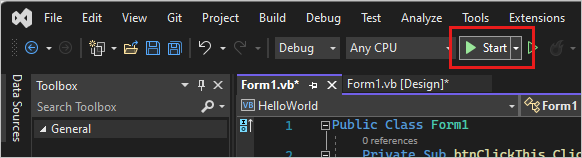 Screenshot zeigt die Schaltfläche 