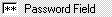 Screenshot des Visual Studio-Kennwortfelds.