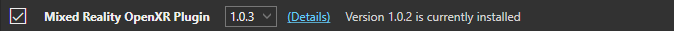 Benachrichtigung über das importierte Feature