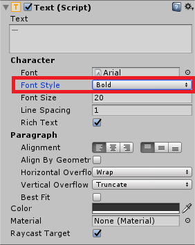 Fettschriftart.