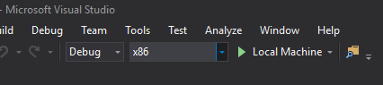 Stellen Sie die Projektmappe aus Visual Studio bereit.