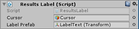 Screenshot: Festlegen der Verweisziele in Unity