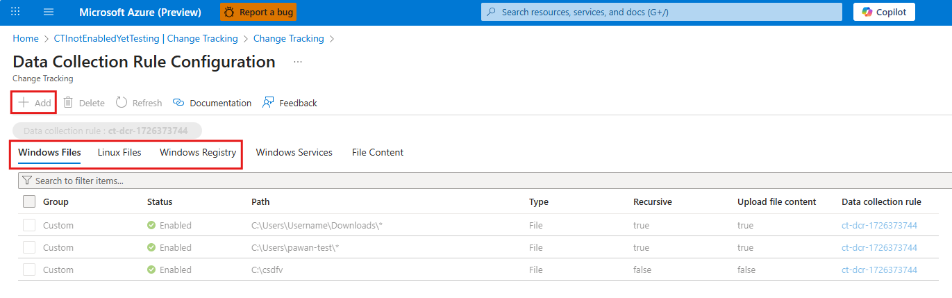 Screenshot that shows how to configure new file settings.