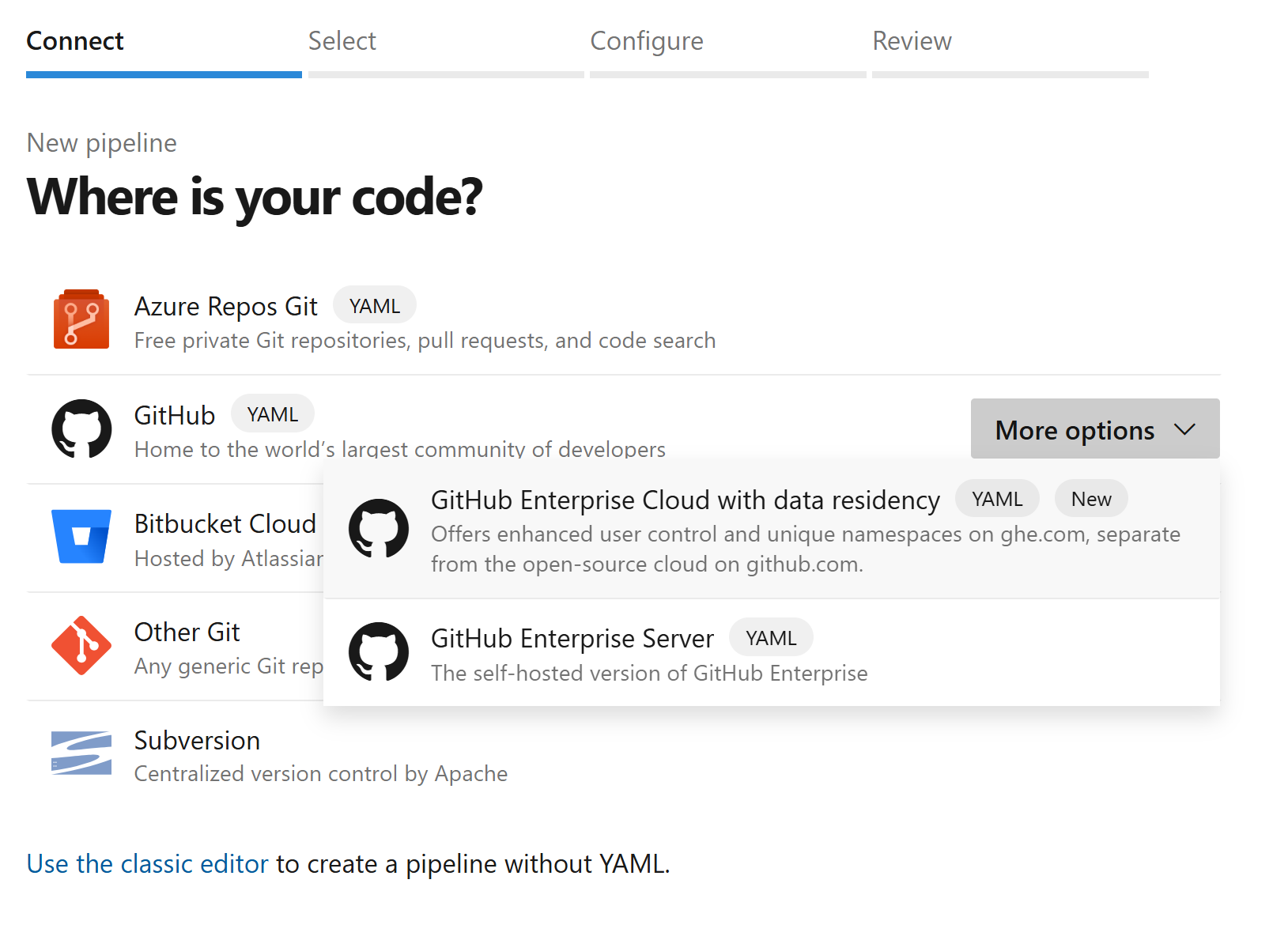 Image to show GitHub Enterprise with data residency screen. Image to show GitHub Enterprise with data residency screen.