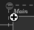Screenshot of the expand/collapse icon in QDK circuit diagrams.