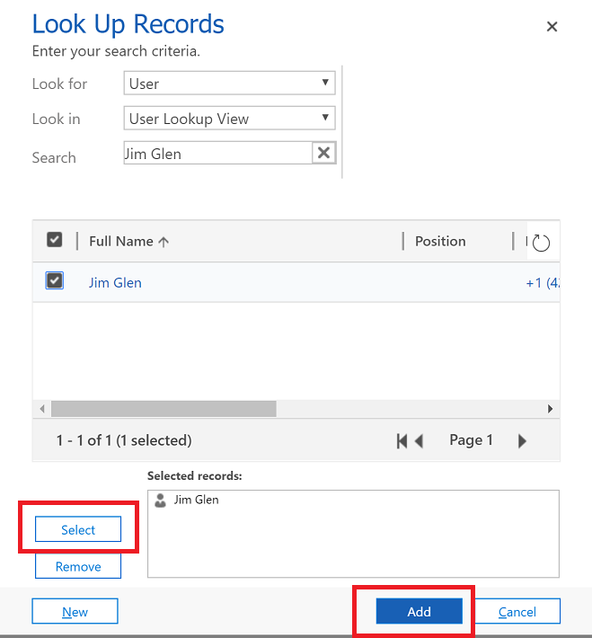 Add user to share report Add user to share a report.