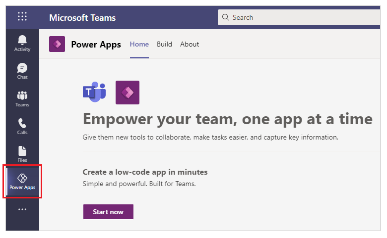 Power Apps app Power Apps app.