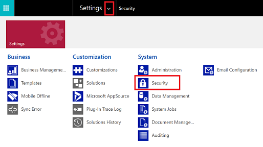 Navigate to security Navigate to security.