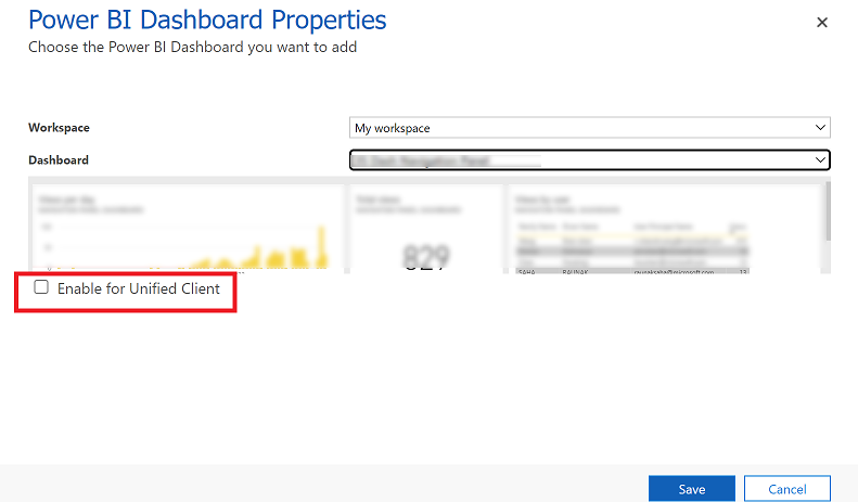 Add a Power BI tile to your personal dashboard Add a Power BI tile to your personal dashboard.