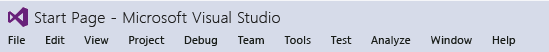VS2015_MainMenu Visual Studio 2015 Title Case Main Menu Commands