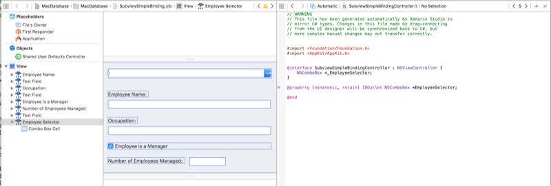 Exposing a combo box outlet Exposing a combo box outlet