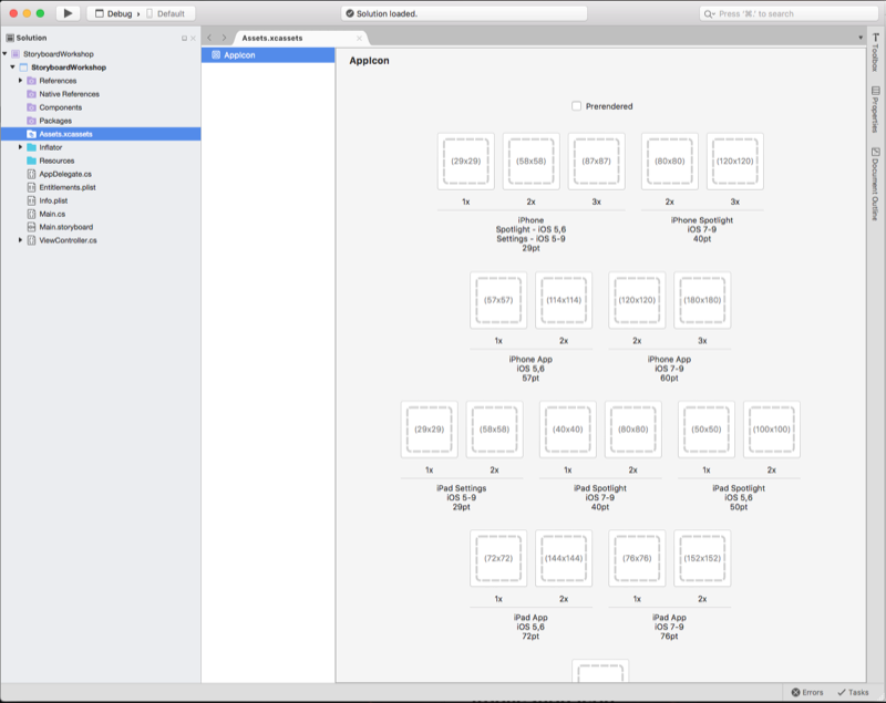 Editing the AppIcon.appiconset Editing the AppIcon.appiconset