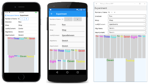 The Experiment Page - Justify Content The Experiment Page: Justify Content