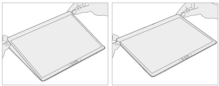 Screenshot that shows alternate method lowering TDM onto IBC toe-in first after liner removal.