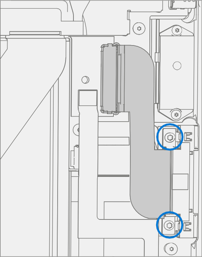Screenshot that shows removing Surflink screws with a 6IP Torx-Plus driver.