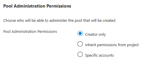 Captura de pantalla que muestra cómo configurar los permisos de administración del grupo.