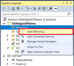Agregar una referencia a un proyecto de C# en Visual Studio