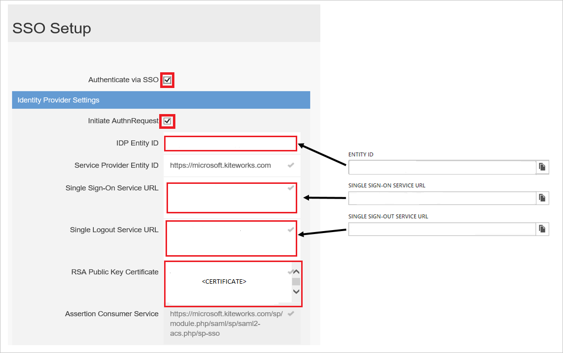 Configurar inicio de sesión único