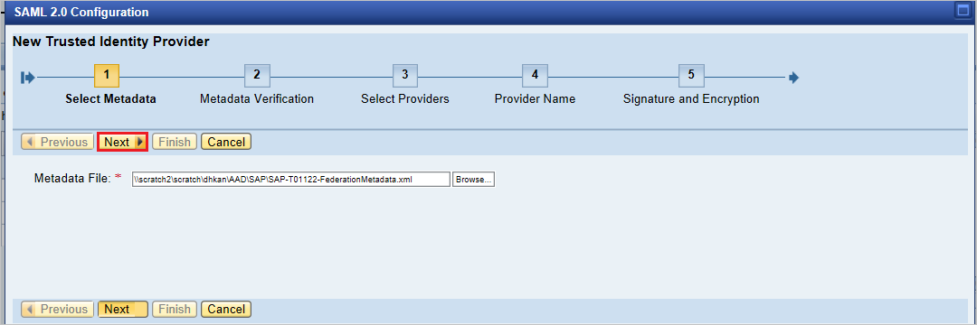 Configuración de inicio de sesión único&nbsp;3