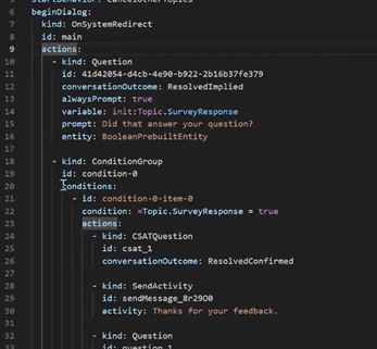 Captura de pantalla de las características avanzadas de temas en el editor.