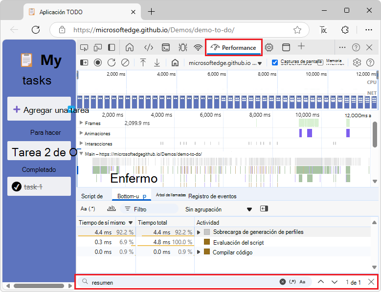 Los tres botones para el filtrado avanzado