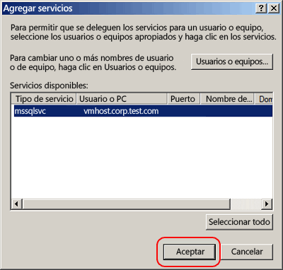 Agregar servicios de Active Directory