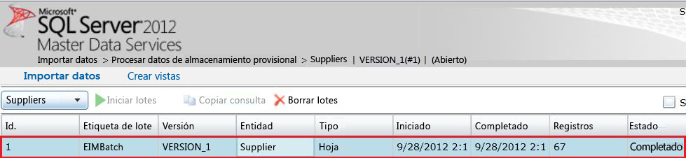 Lote EIM