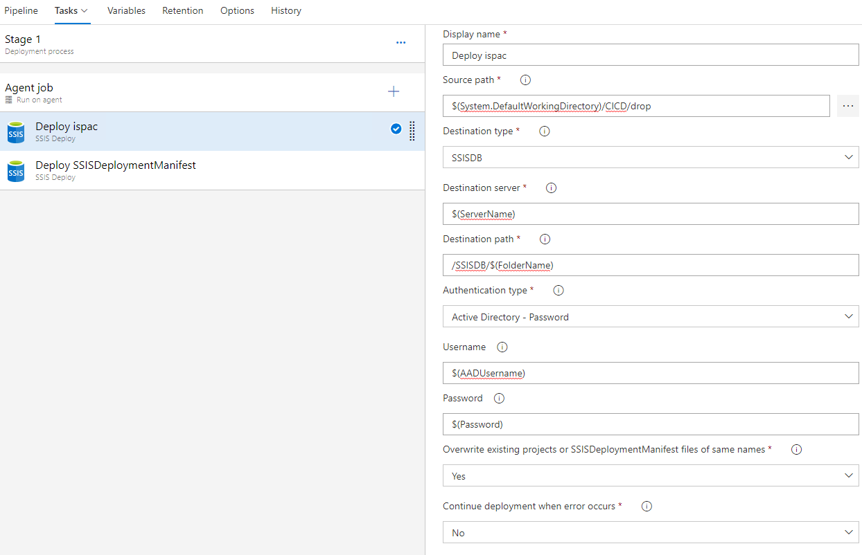 tarea de implementación