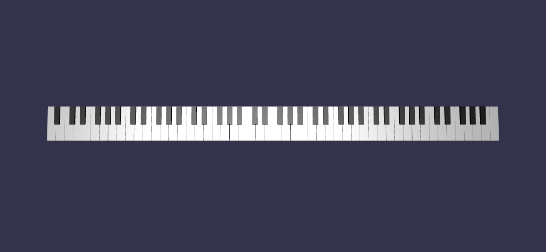 Malla completa de teclado de piano