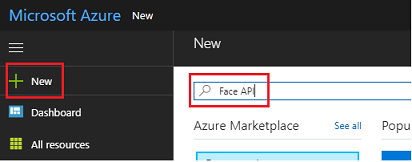 búsqueda de Face API
