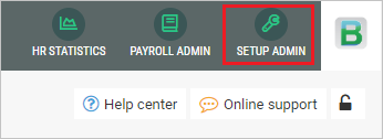 Captura de pantalla de la consola de administración de BitaBIZ, con el administrador de instalación resaltado.