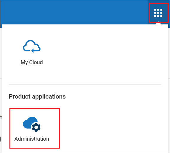 Configuración de la administración de Software AG Cloud