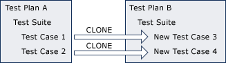 Image conceptuelle, clonage du plan de test.